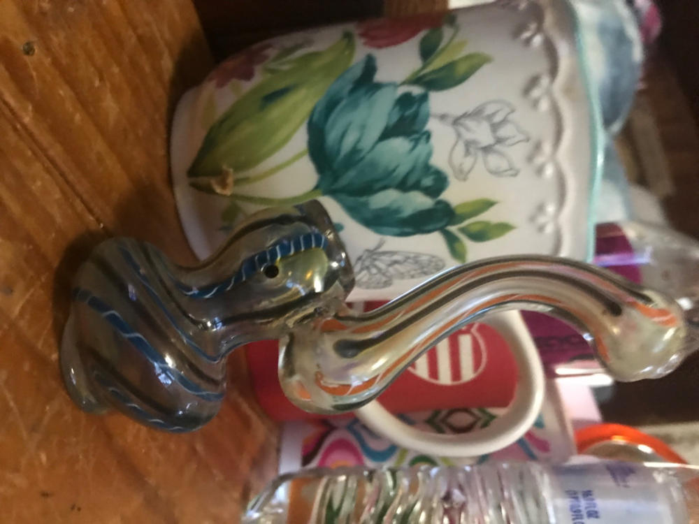 SMOKEA $15 Glass Bubbler Pipe - Customer Photo From Linda O.