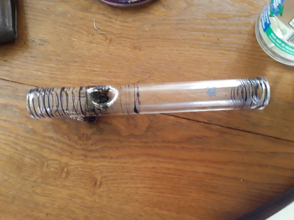 Glowfly Glass Clear Steamroller Pipe - Customer Photo From Bronia VanBenthuysen