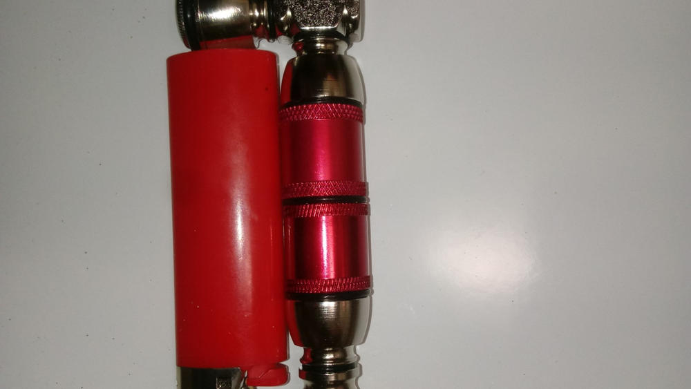 Big Pipe 4" Anodized Double Barrel Metal Pipe - Customer Photo From Kyle