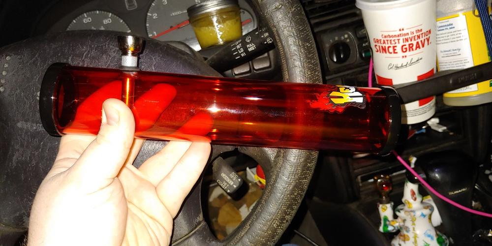 Headway 10" Acrylic Steamroller Pipe - Customer Photo From Eric