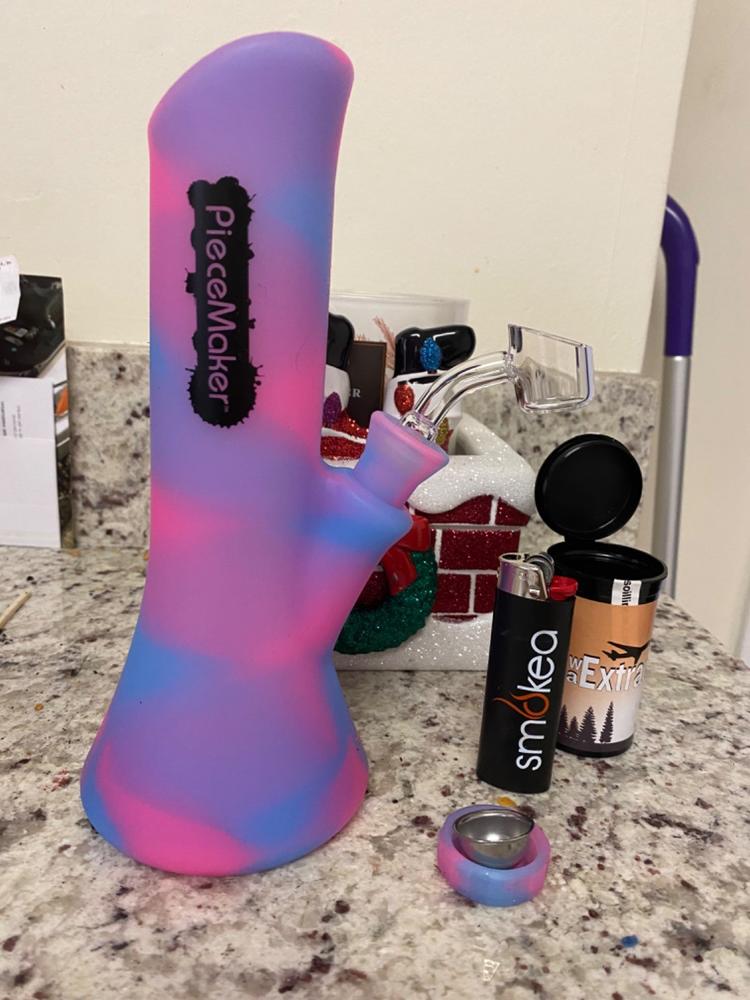 Piecemaker Kali Silicone Bong - Customer Photo From Jay