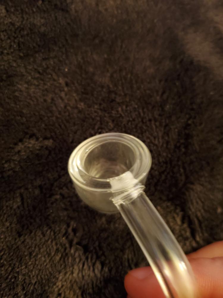 SMOKEA 4mm Quartz Banger w/ Finished Joint - Customer Photo From Jerry