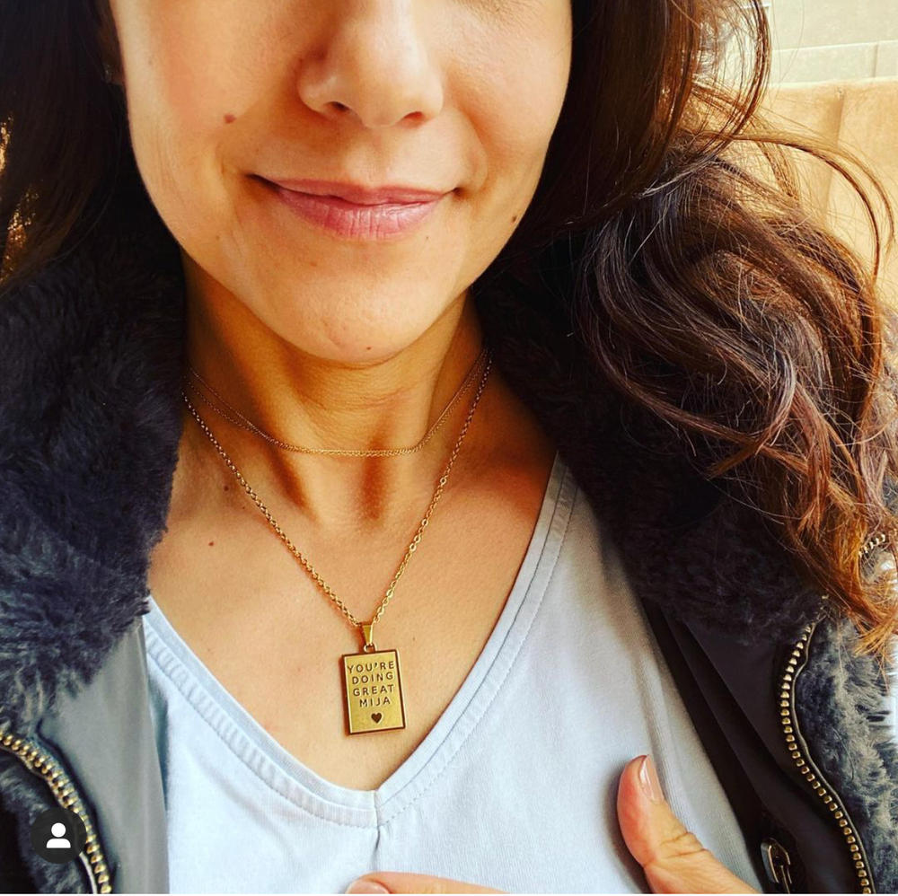 Mija Necklace (Two sided) - Customer Photo From Paola Peacock 