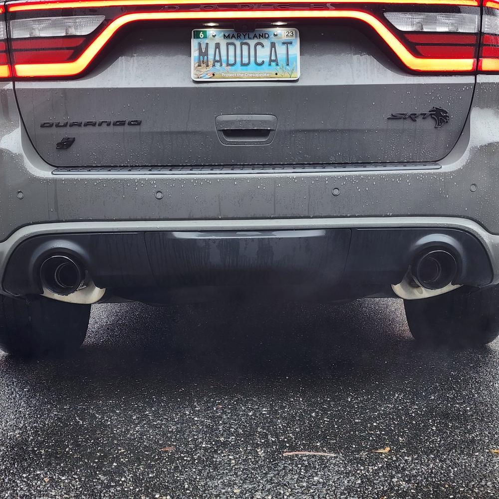 2.75 IN Cat-Back 4.5 IN Tips (MULTIPLE OPTIONS) 2021-2022 Dodge Durango SRT Hellcat 6.2L - Customer Photo From mark walters