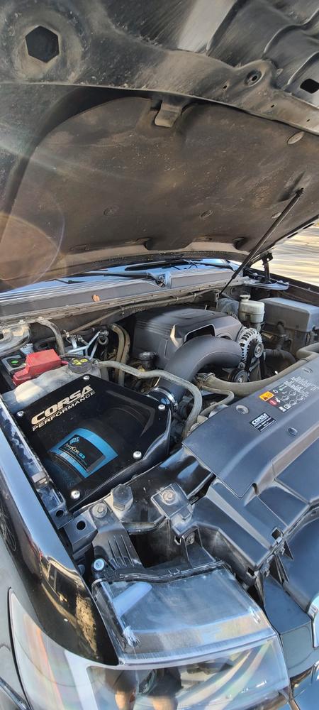 Corsa Closed Box Air Intake 44906 w/PowerCore Dry Filter for 2009-13 Silverado 1500