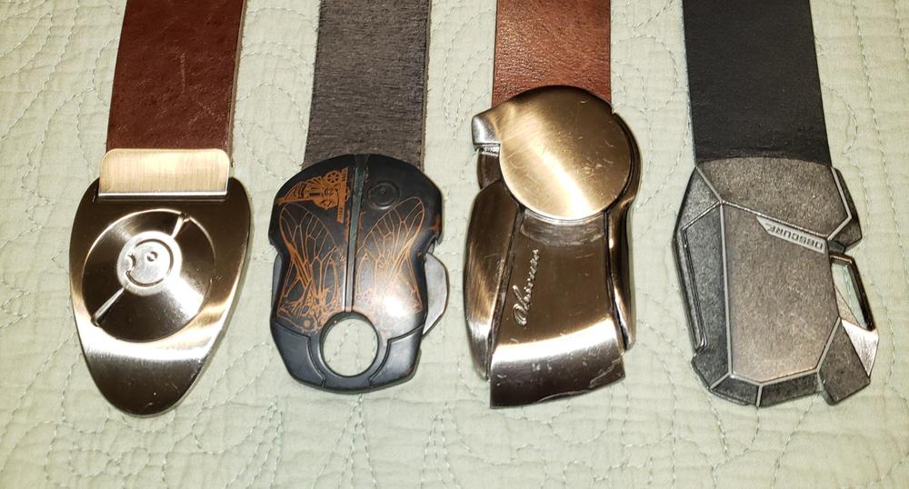 Space Dial Belt Buckle  Cool Leather Belt – Obscure Belts