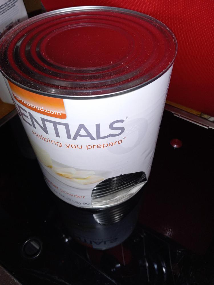 Emergency Essentials® Butter Powder Large #10 Can - Customer Photo From Mr. Rose