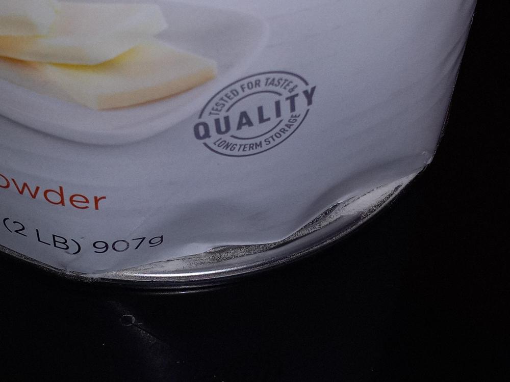 Emergency Essentials® Butter Powder Large #10 Can - Customer Photo From Mr. Rose