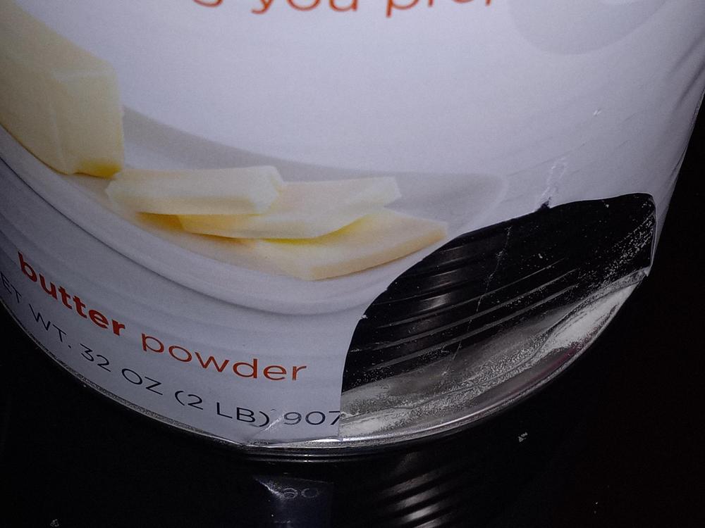 Emergency Essentials® Butter Powder Large #10 Can - Customer Photo From Mr. Rose