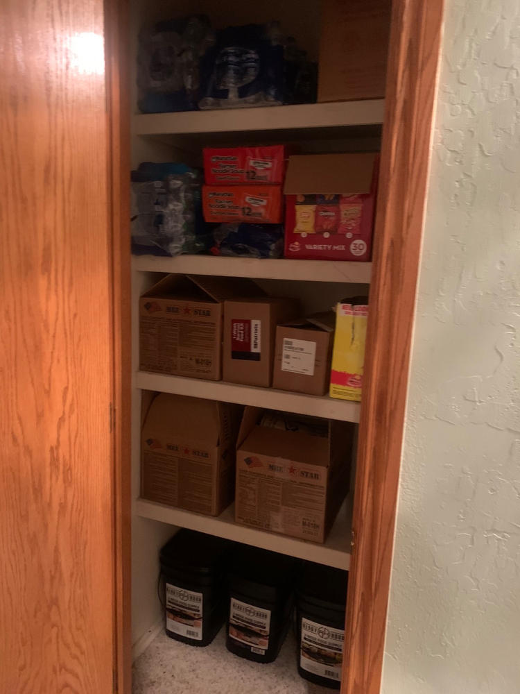 12 Complete Meal MRE Food Supply - Customer Photo From Travis Webster