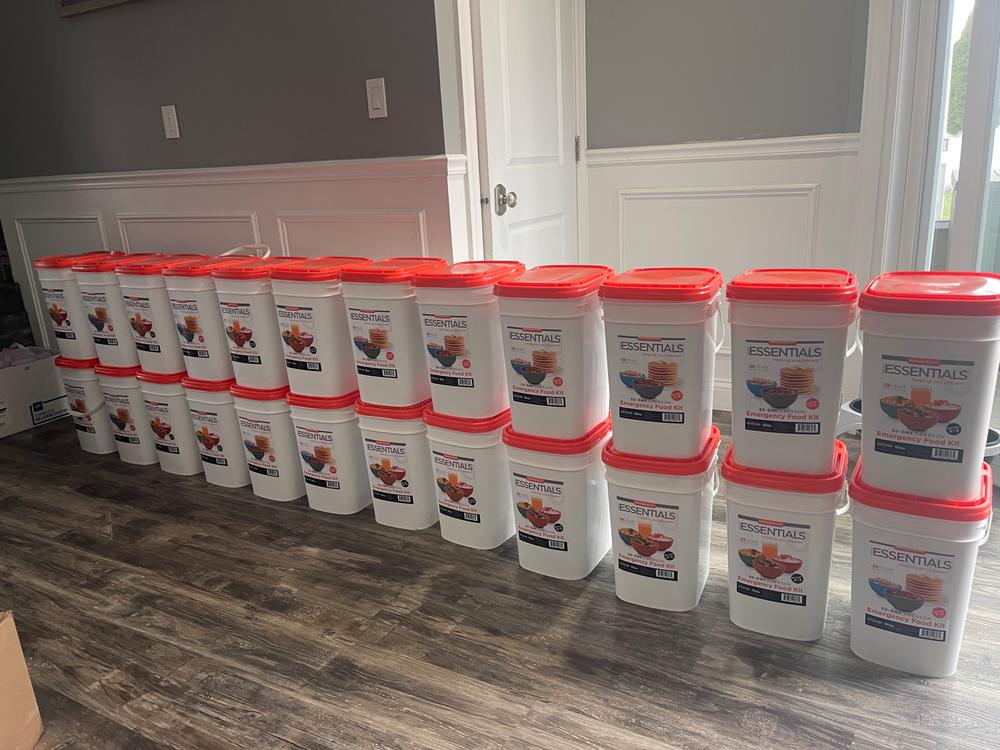 1 Year Emergency Food Kit - Emergency Essentials - Customer Photo From This guy again 