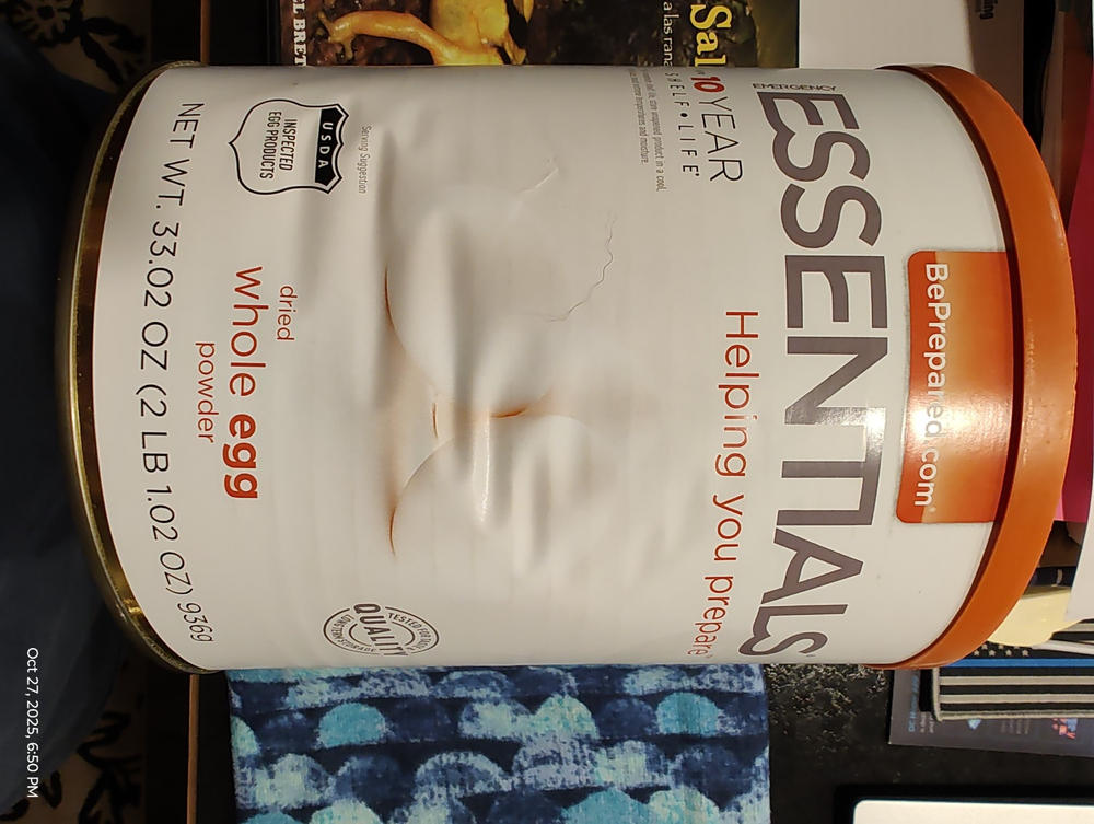 30-Day - Premium Emergency Meal Kit (Includes Real Meat) - Customer Photo From Charles Shirley