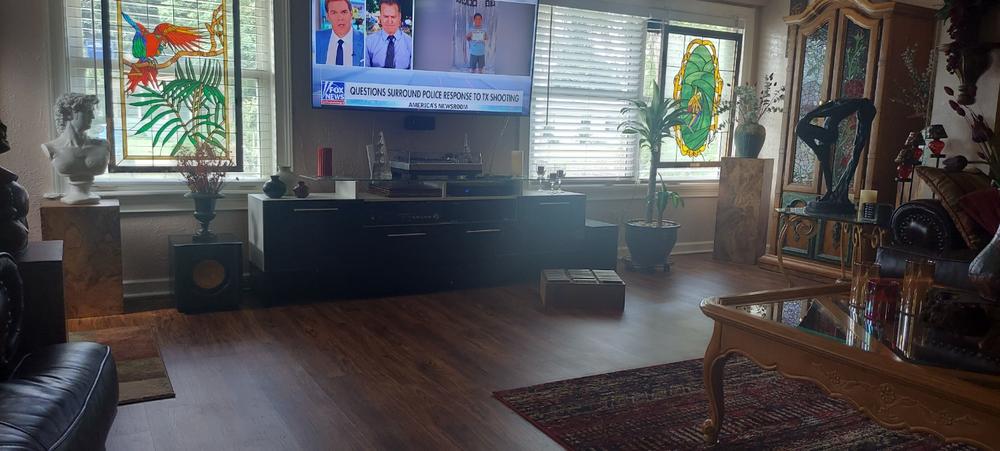Evora TV Stand - Customer Photo From Fred Beatty