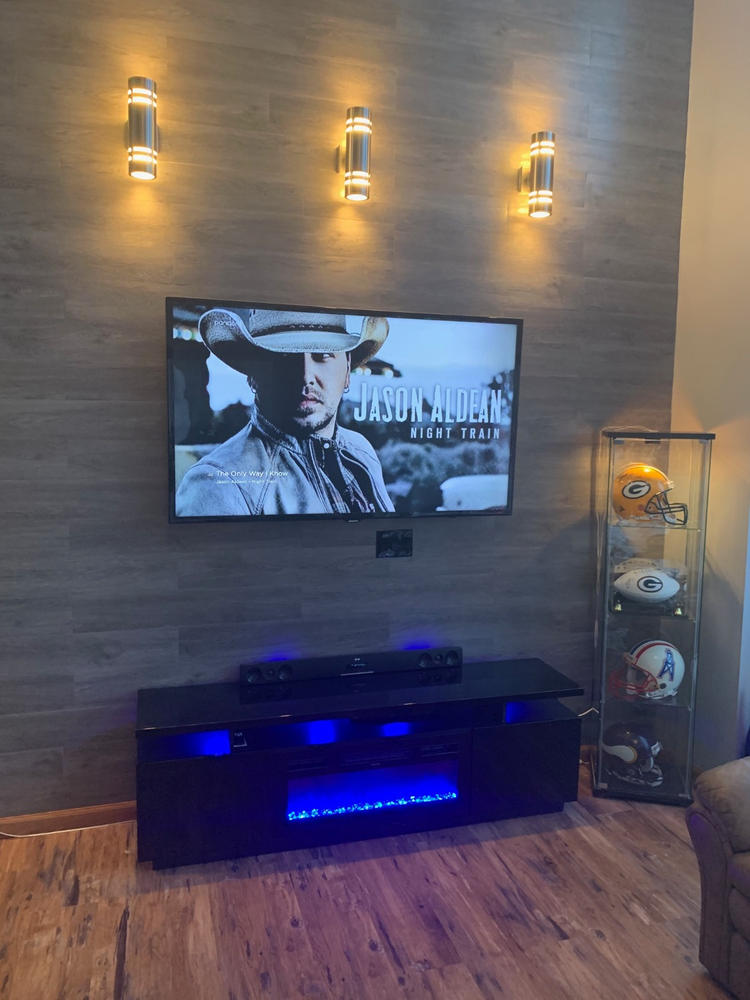 Eva-KBL Fireplace TV Stand - Customer Photo From Anonymous