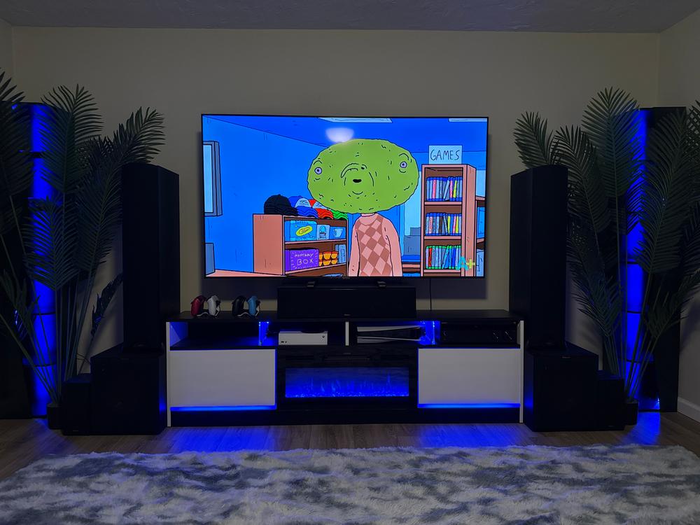 Disparo BL-05 Fireplace TV Stand - Customer Photo From Mac