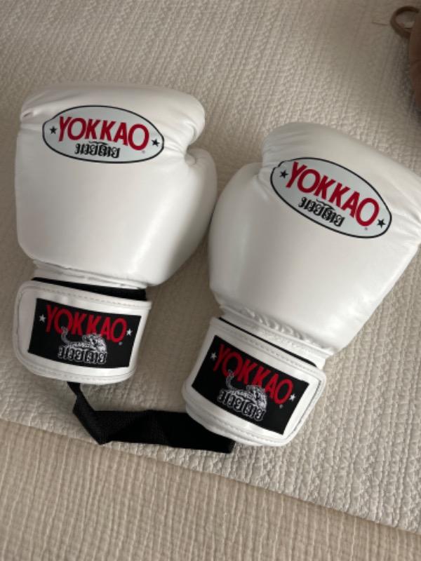 Matrix White Boxing Gloves - Customer Photo From Matt Seidel