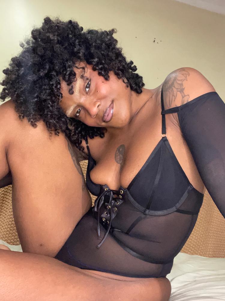 Sheer Sculpt Convertible Sleeve Bodysuit | Silky Mesh (Eightball) - Customer Photo From Maria Bautista 