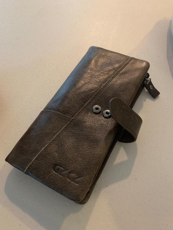 RFID Large Capacity Vintage Genuine Leather Purse – Esensbuy
