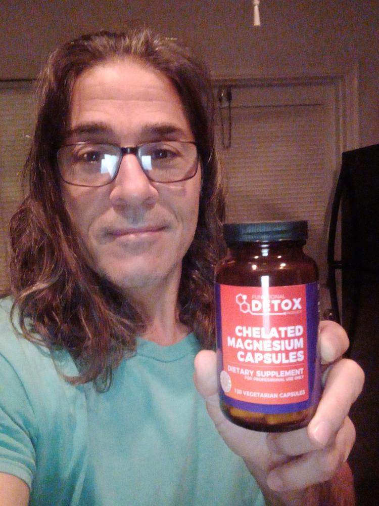 Chelated Magnesium Capsules - Customer Photo From Frank P.