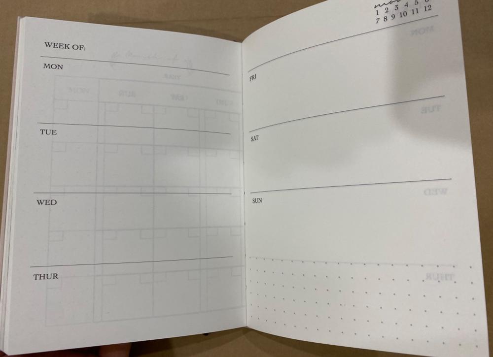 Undated Planner Diary: Becoming - Customer Photo From Priscilla Joneh