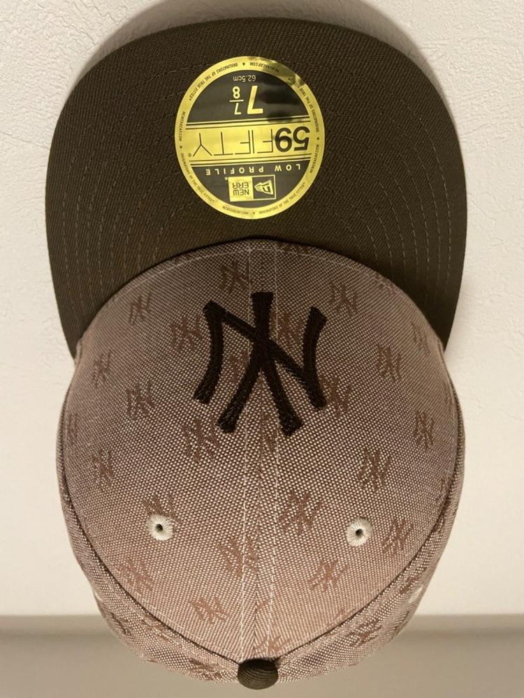 LP 59FIFTY MLB Jacquard ニューヨーク・ヤンキース ベージュ