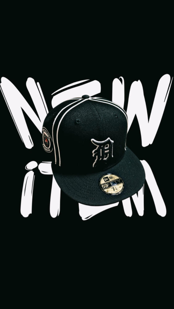 59FIFTY MLB Piping デトロイト・タイガース ブラック