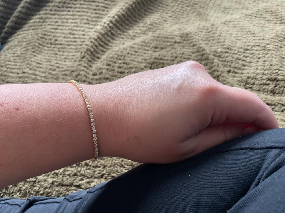 Tennis Bracelet - Customer Photo From Katarzyna Sus