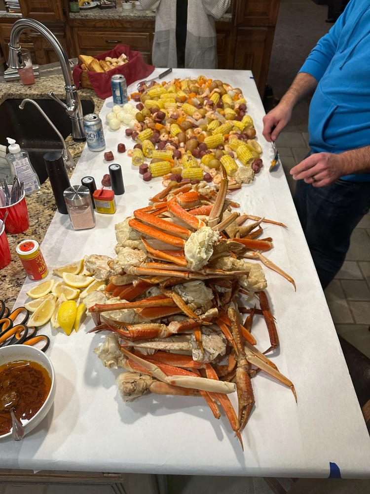 Snow Crab Legs (Jumbo) - Customer Photo From Deanna Fulghum