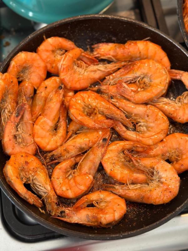 King Prawns Whole | Cut & Deveined | Frozen Box | Cultivated | 1.6kg - Customer Photo From Gordon B.