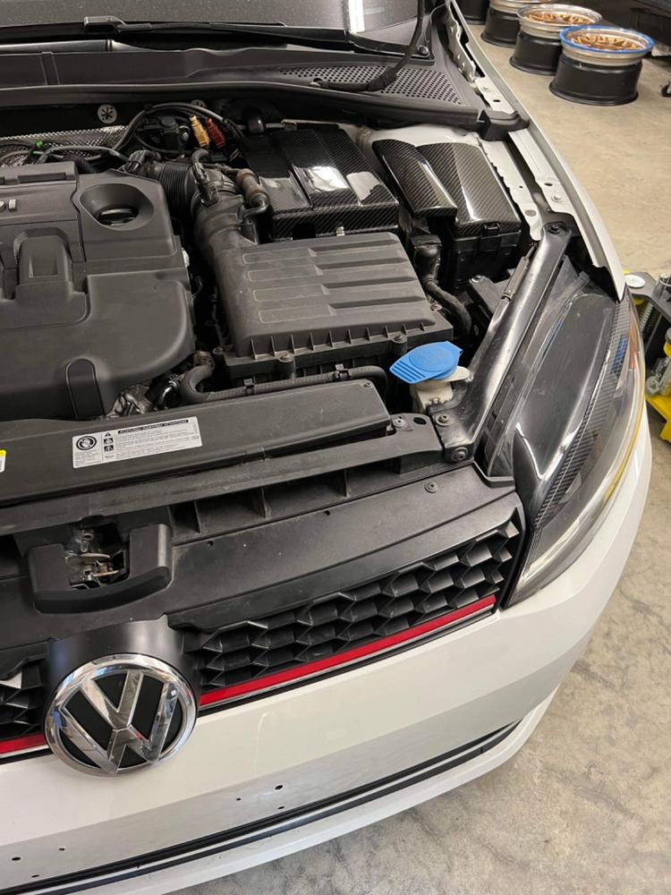 Dress Up Bolts Titanium Hardware Engine Bay Kit - Volkswagen GTI MK7 (2015-2021) - Customer Photo From James HanniganHannigan