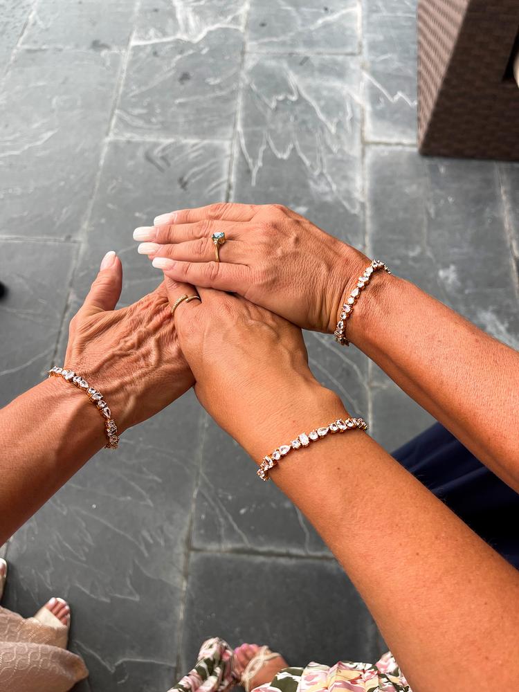 Billie CZ Tennis Bracelet - Customer Photo From Tatiana