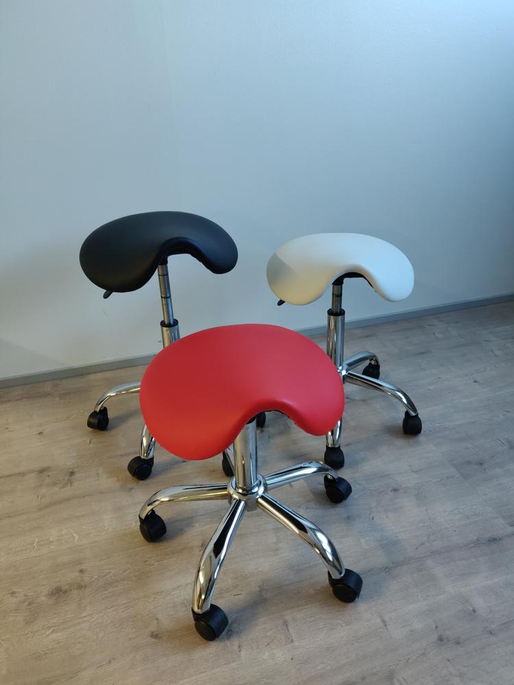 Lykke Saddle Chair Comfort, red - Customer Photo From Staff