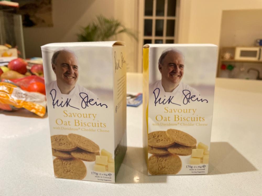 Rick Stein Davidstow Cheddar Cheese Oat Biscuits (170g) - Customer Photo From Anonymous