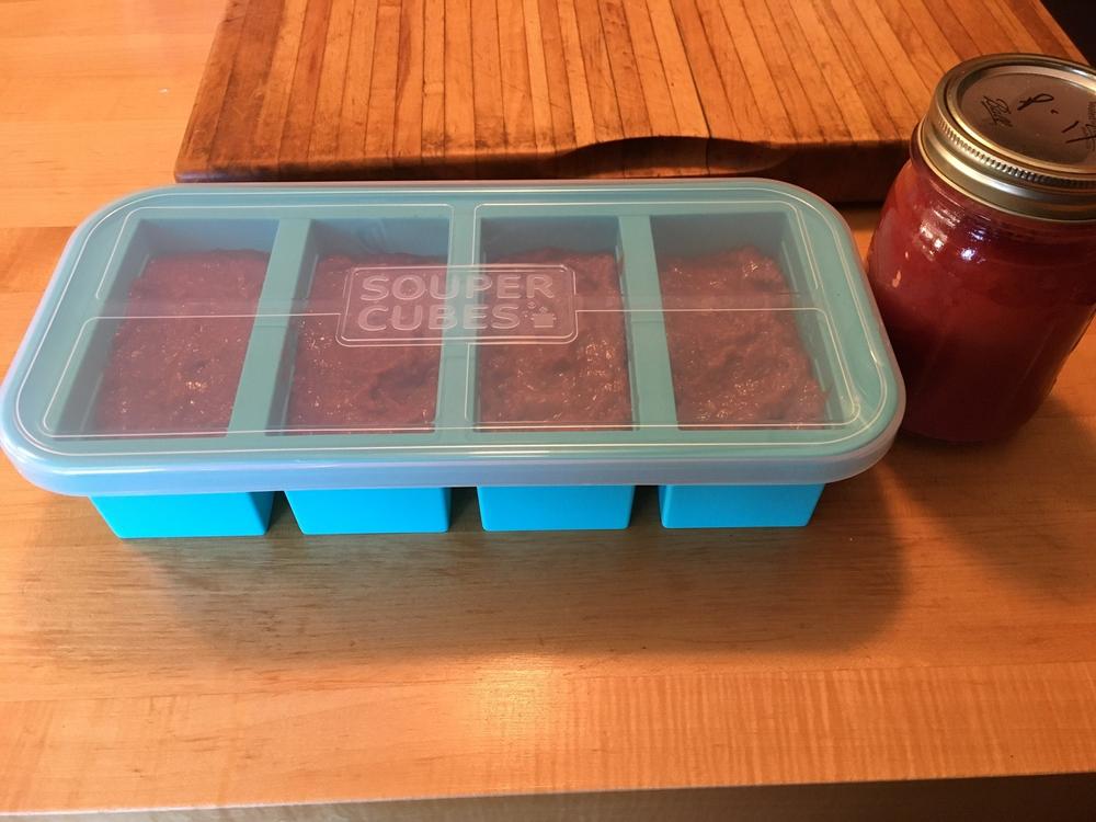 Souper Cubes 1-Cup Extra-Large Silicone Freezing Tray with Lid