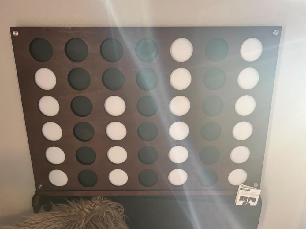 Wall Mounted Giant 4 In A Row Game - Customer Photo From EvakelEvakel