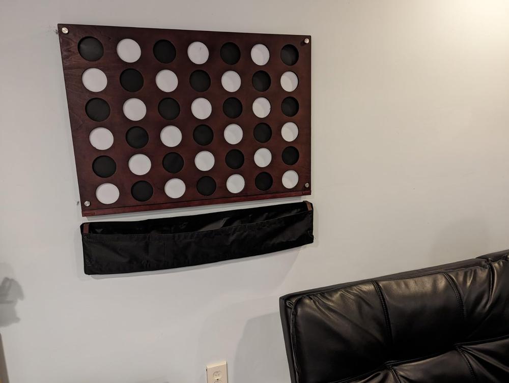 Wall Mounted Giant 4 In A Row Game - Customer Photo From Gregory C.Gregory C.