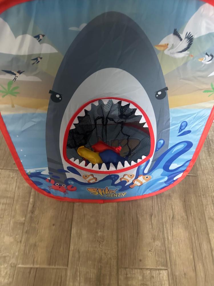 Shark Frenzy | 2-In-1 Bean Bag Toss Game For Kids - Customer Photo From Stacey LaneyStacey Laney