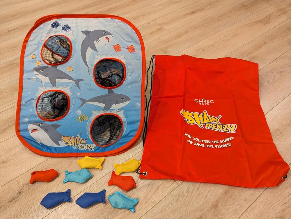 Shark Frenzy | 2-In-1 Bean Bag Toss Game For Kids - Customer Photo From NYNY