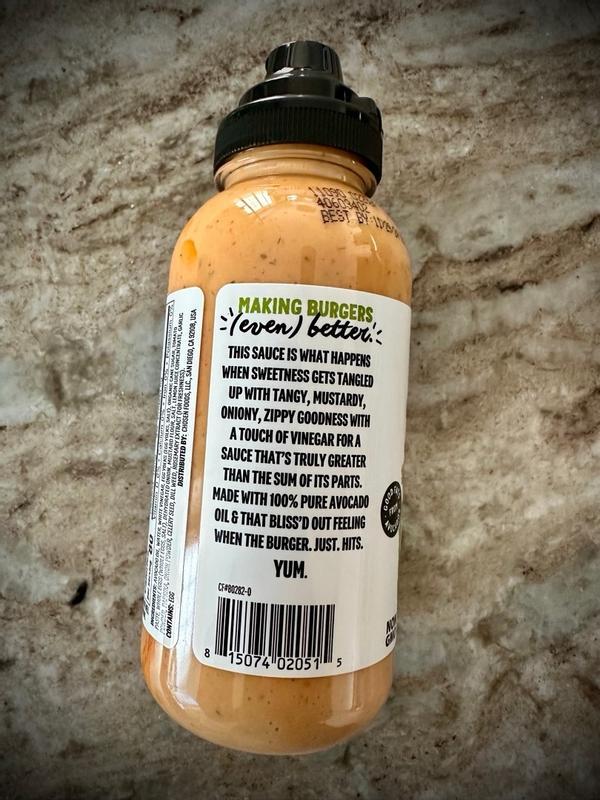 Burger Sauce made with 100% Pure Avocado Oil - Customer Photo From 