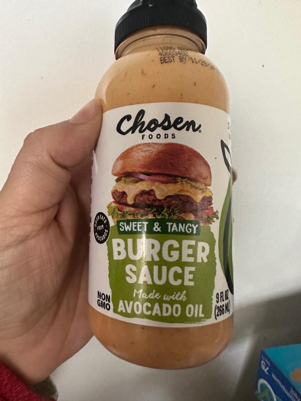 Burger Sauce made with 100% Pure Avocado Oil - Customer Photo From 