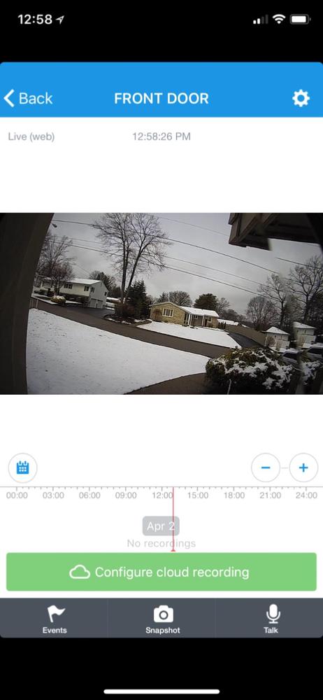 Oco HD Camera with Micro SD card support and Cloud - Customer Photo From Christa