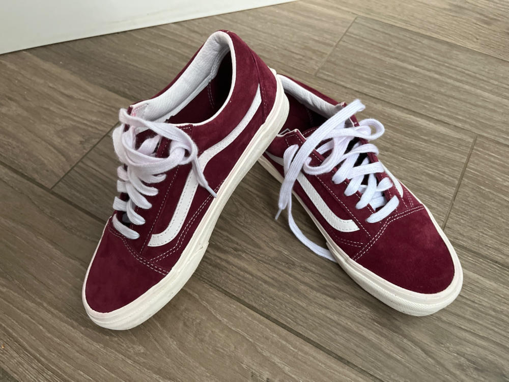 Tenisi Old Skool Pig Suede VANS - Customer Photo From Anonymous