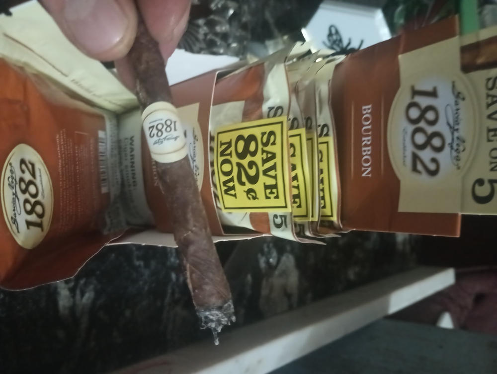 Garcia y Vega 1882 Bourbon Cigarillos 8 Pouches of 5 – Tobacco Stock