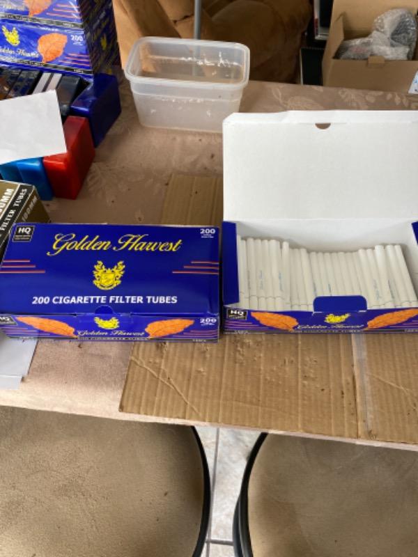 golden harvest cigarette filter tubes Golden Harvest Filter Tubes 100 mm Light 5 Cartons of 200 – Tobacco Stock