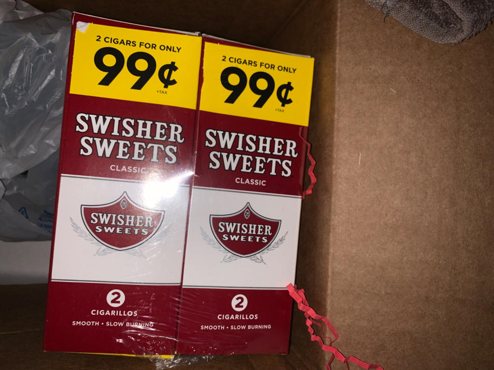 Swisher Sweets Regular Cigarillos, 2 for 99c Regular 30 Packs