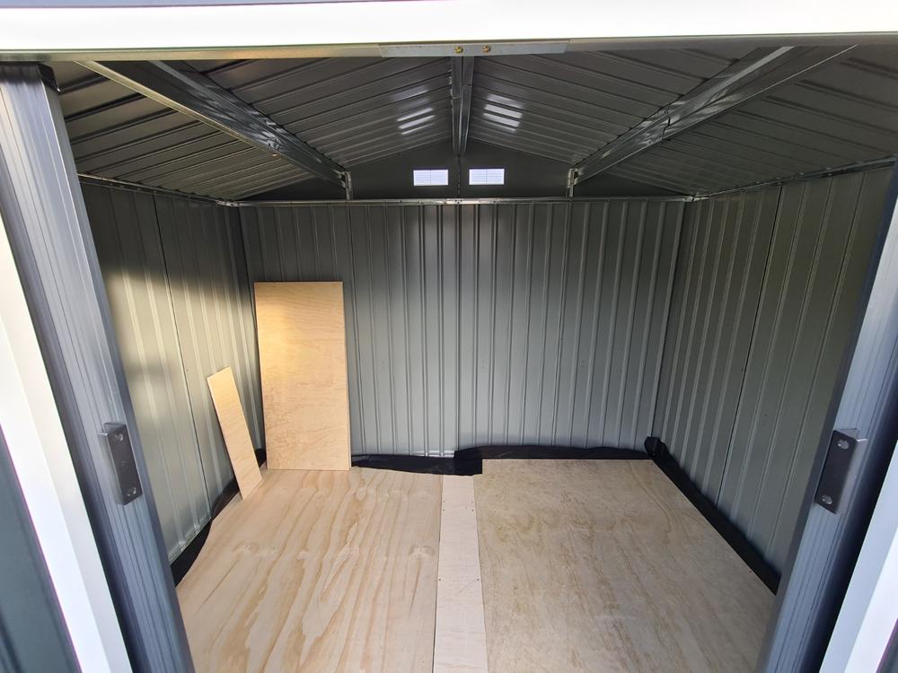 Garden Shed 9 x 6ft Cold Grey - Customer Photo From Justin Mace