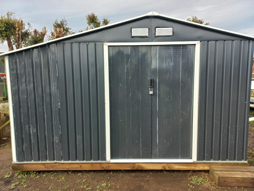 Garden Shed 11x6ft Cold Grey - Customer Photo From Trina