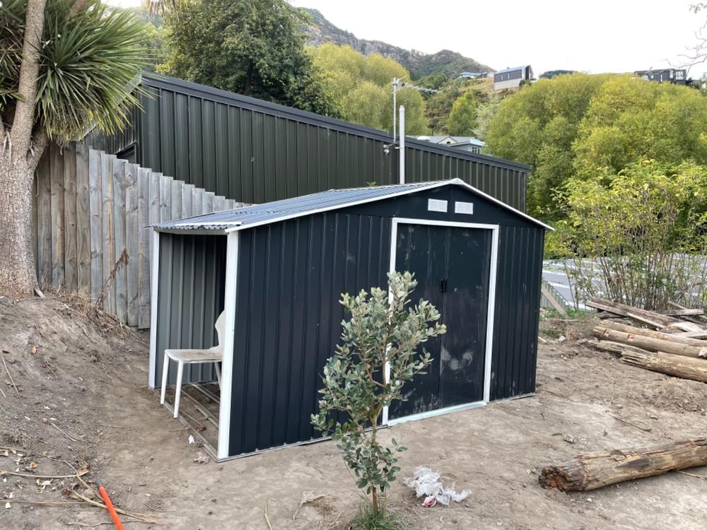 Garden Shed 11x6ft Cold Grey - Customer Photo From Jeremy Dyer