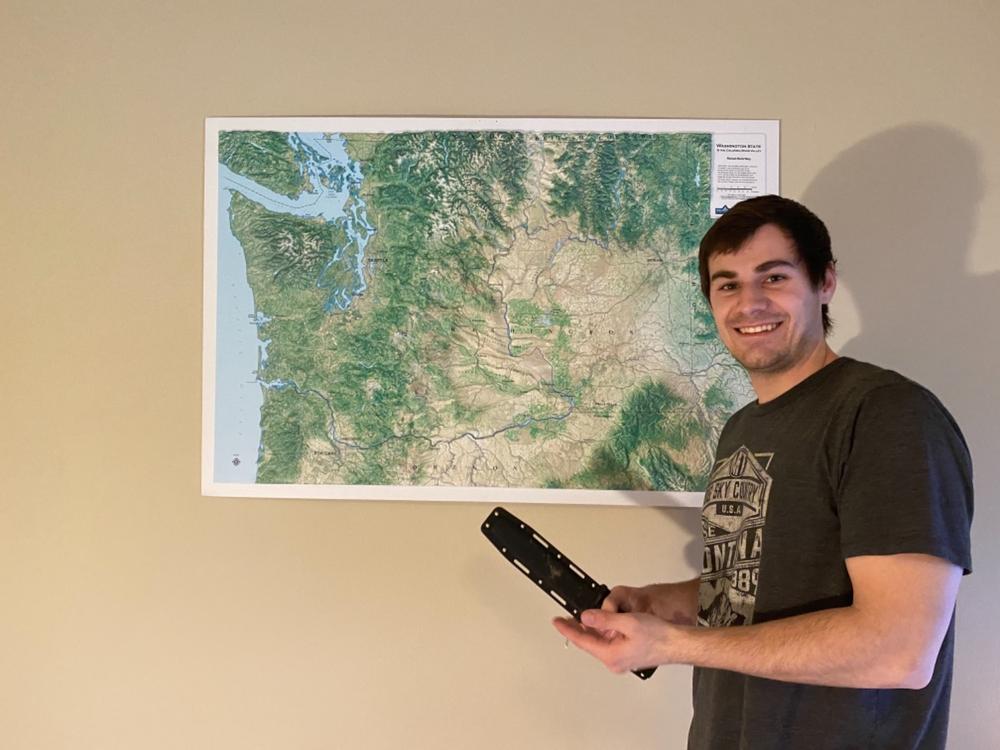 United States Geophysical Raised Relief Map - Customer Photo From Jennifer Troccoli