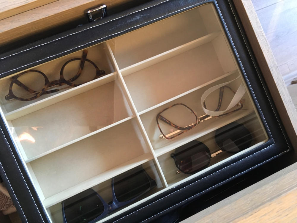 Aretica Zonnebrillen opbergbox / brillendoos - 8 brillen - Customer Photo From Mia Vanpoucke